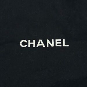 CHANEL Black Drawstring Dust Bag